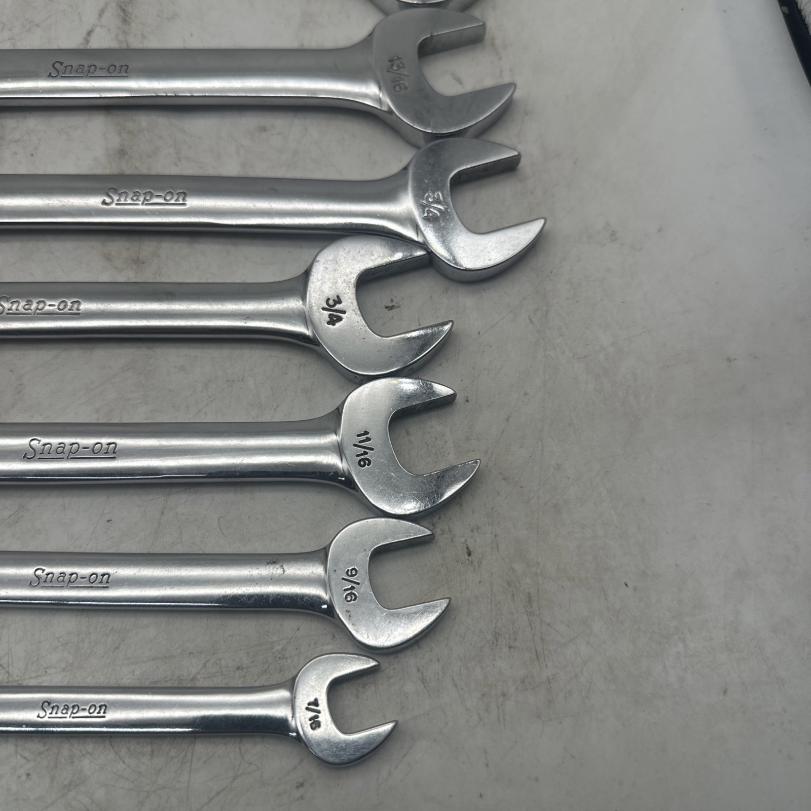 Vintage Snap On VO Series Open End Wrench Set, 12 Total Underline Snap On USA!!’
