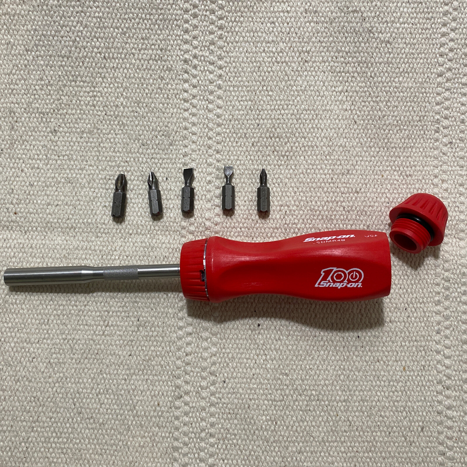 Snap On Ratcheting Screwdriver 100th Edition Hard Handle SSDMR4BRZSF Brand New