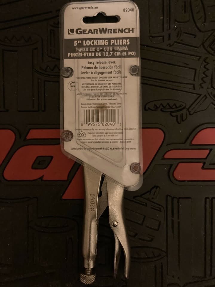 GearWrench® 82040 5″ Curved Jaw with wire cutter Locking Pliers ### FREE P&P ###