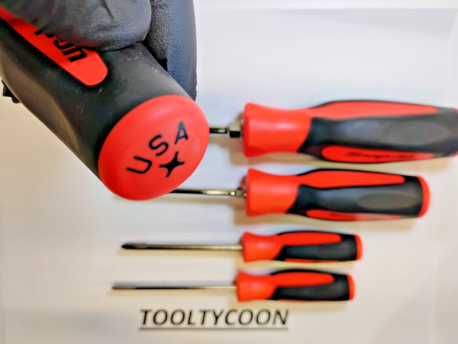Snap-on Tools NEW 5pc ORANGE Soft Grip ALL PHILLIPS TIP Screwdriver Set SGDP50BO