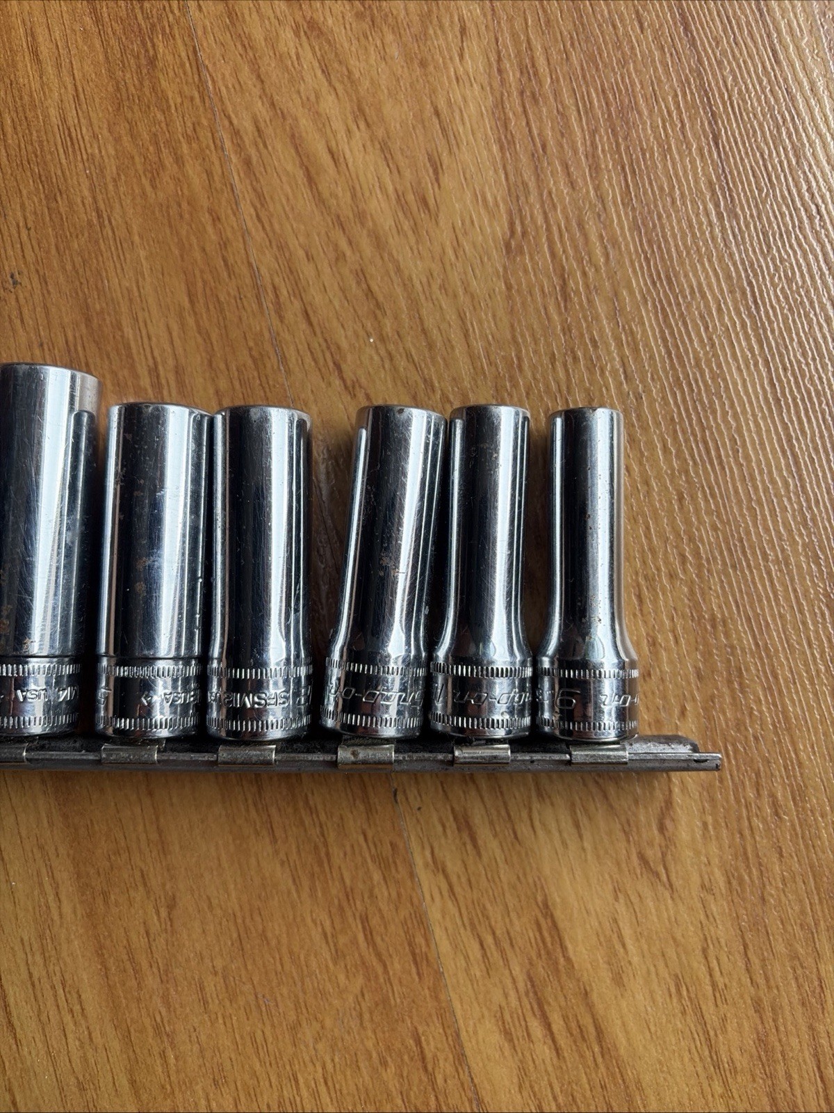 Snap-on 3/8″ Drive Deep Metric 6pt 9-19mm 11 pc Socket Set Mechanic Used Clean