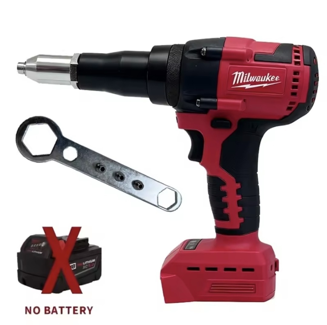 Milwaukee 18V Brushless Cordless Rivet Gun 1/4″ Electric Riveter Tool No Battery