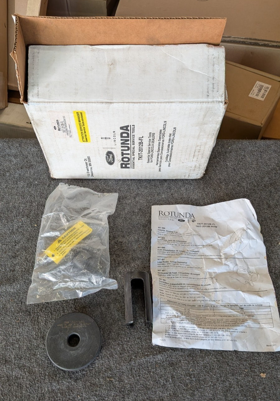 Ford Rotunda TKIT-2012B-FL Tools Kit 6F50 6F55 6R80 Trans Torque 307-689 307-691