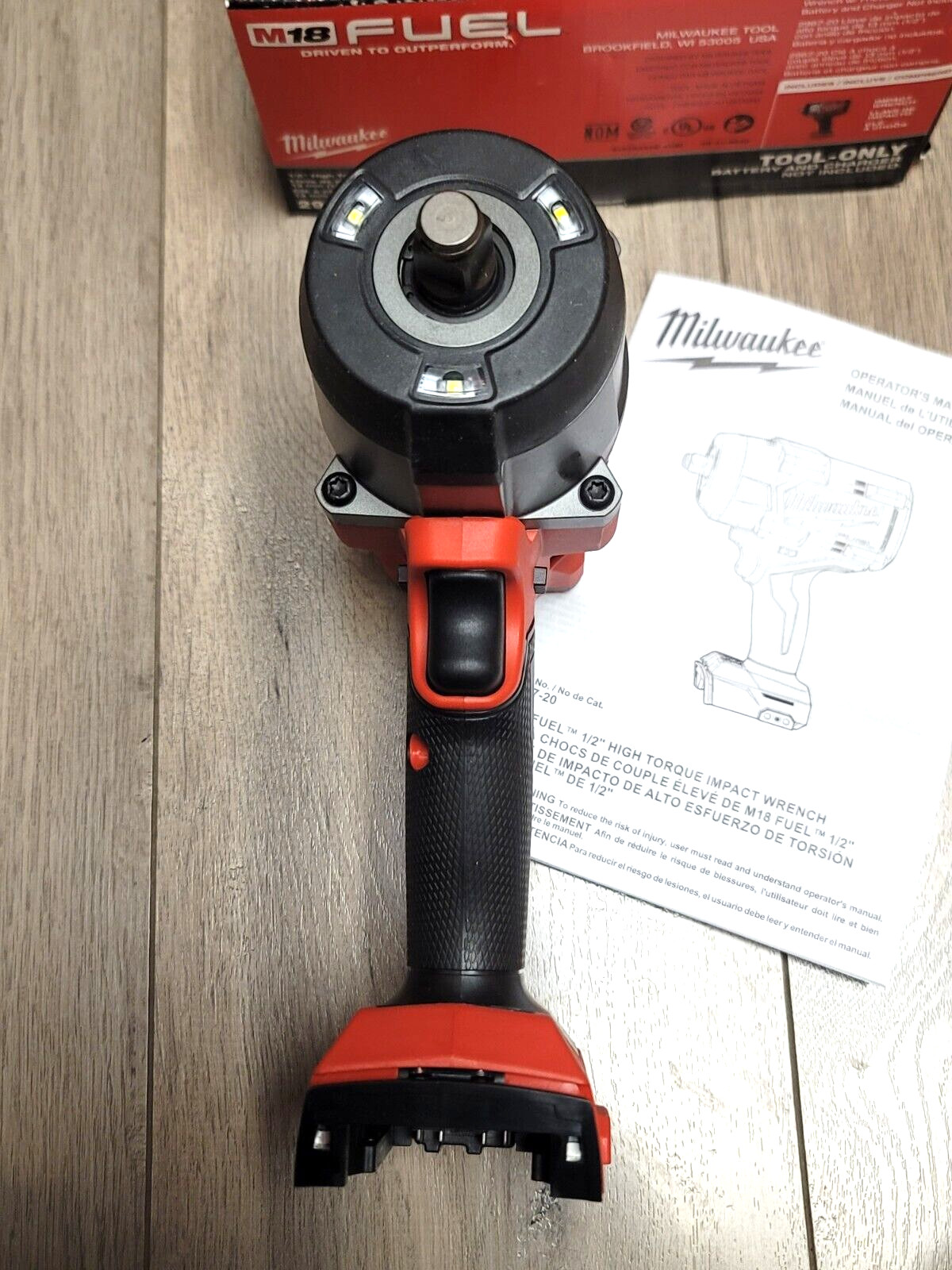 Milwaukee M18 FUEL 1/2″ High Torque 1600 ft-lb Impact Wrench, Bare Tool #2967-20