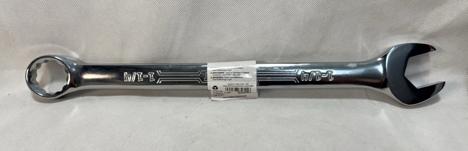 Kobalt 1-1/4″ in. 12-point Standard (SAE) Combination Wrench 16.9″-In. Length