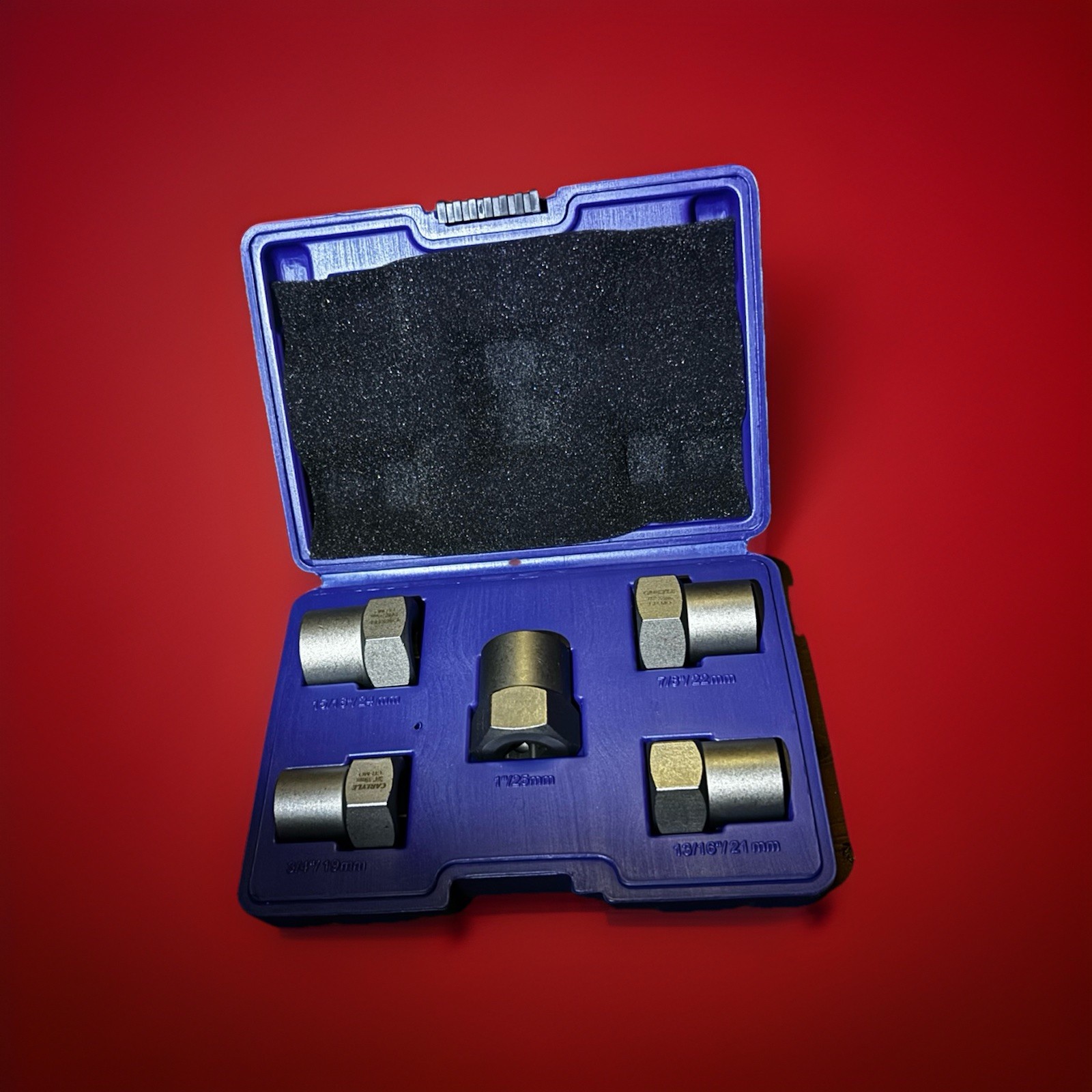 5 PC. 1/2″ DR. LUG NUT EXTRACTOR SET Carlyle Tools by NAPA LNES125