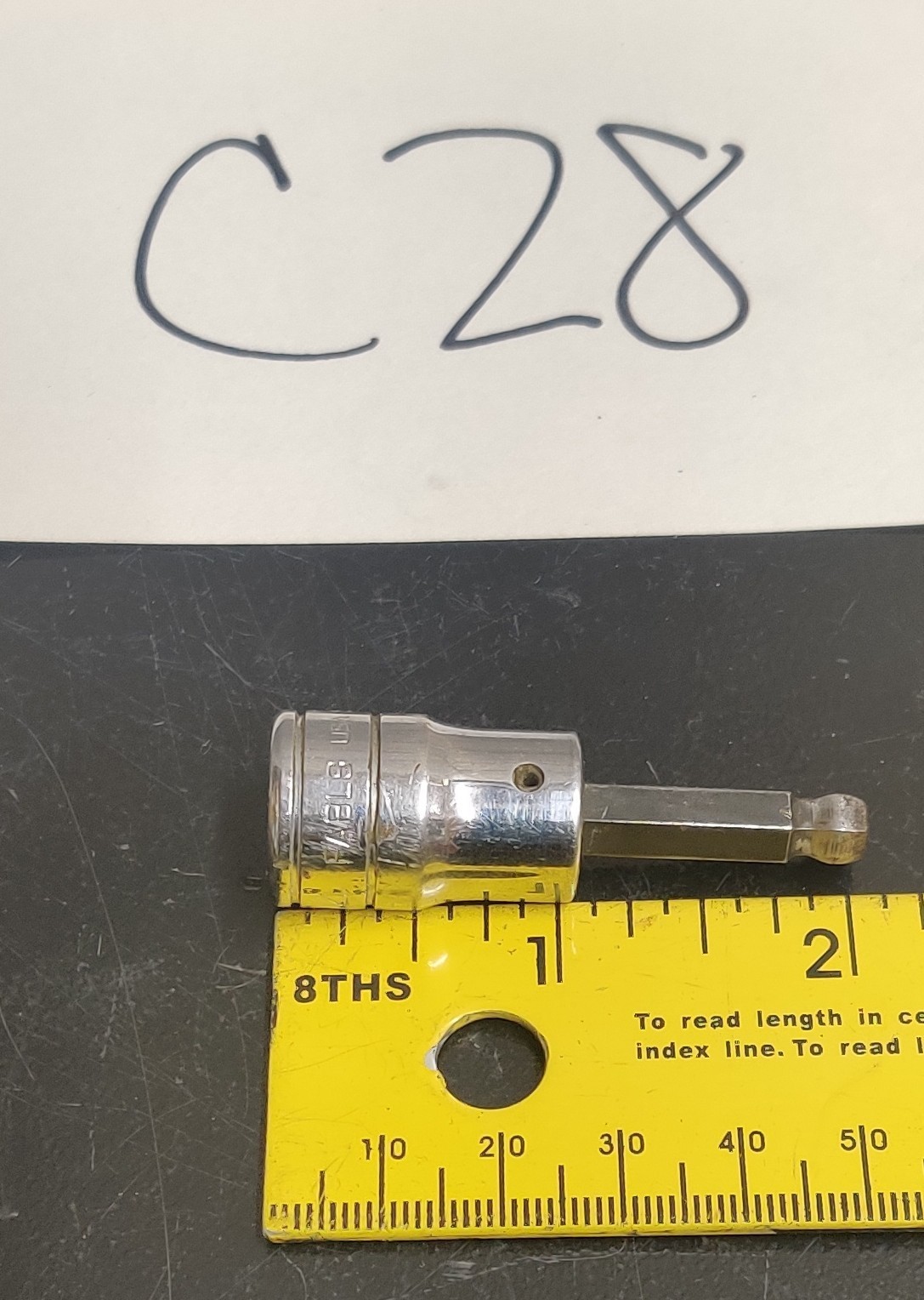 SNAP-ON TOOLS FAB8 1/4″ Ball End Hex Allen Bit 3/8″Drive Socket – FREE SHIPPING