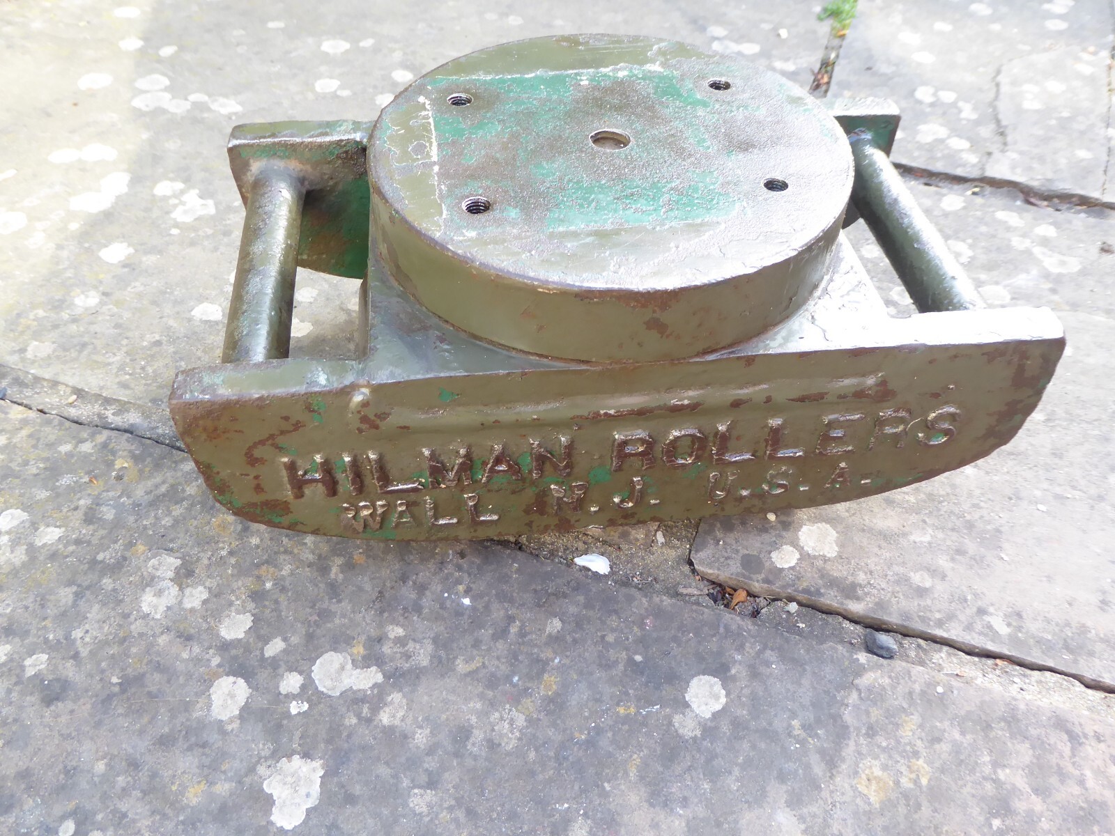 Vintage Hilman roller rollers USA. Heavy Duty Machinery Skate Movers. Hillman.