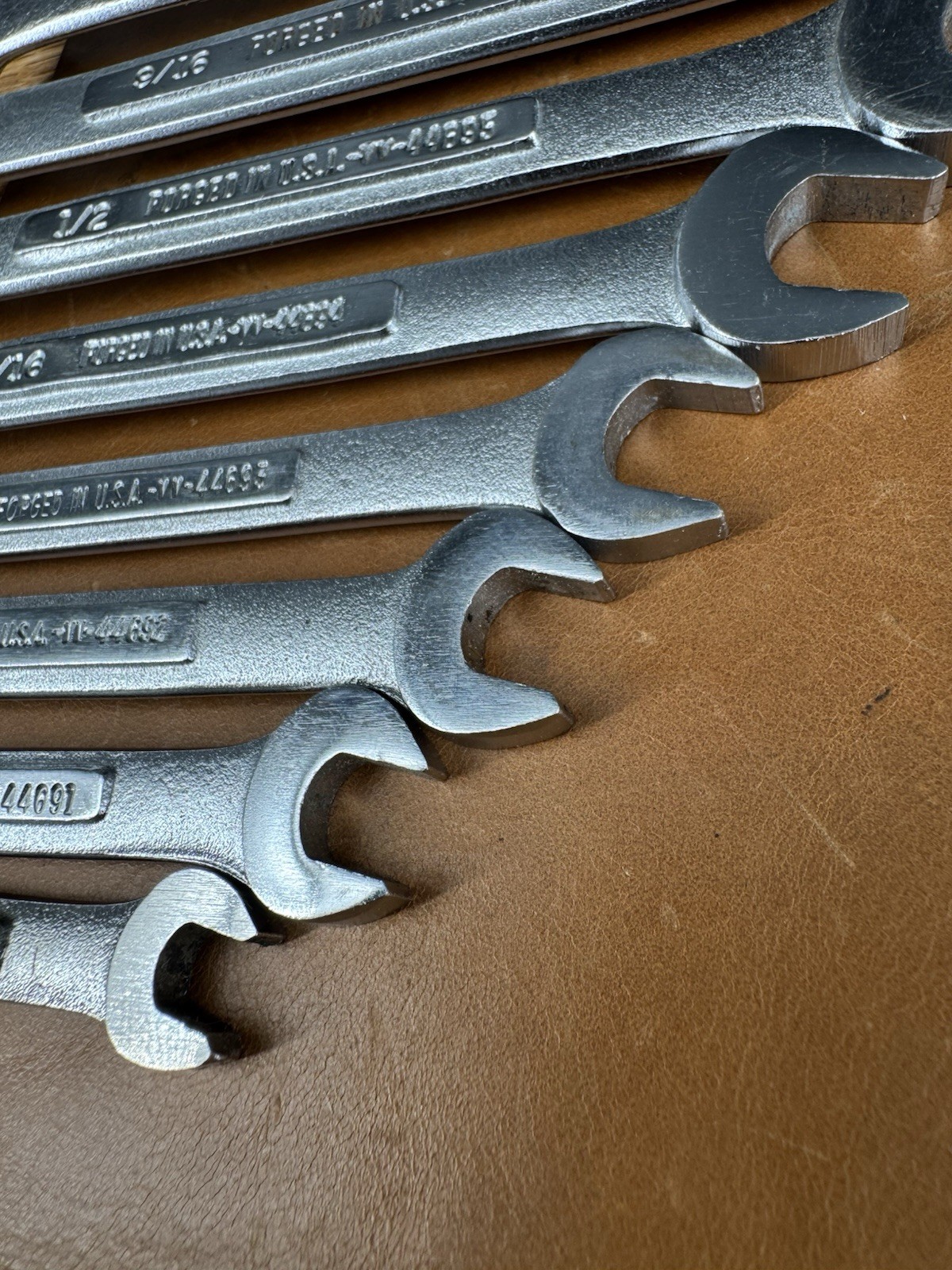 Vintage Craftsman 12 piece SAE Wrench Set =VV=series In Holder, USA, Excellent!