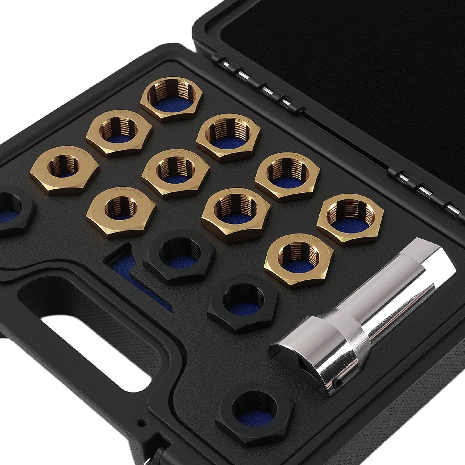 Axle Spindle Thread Restorer Set M16-M27 SAE Metric Thread Repair Tool Kit