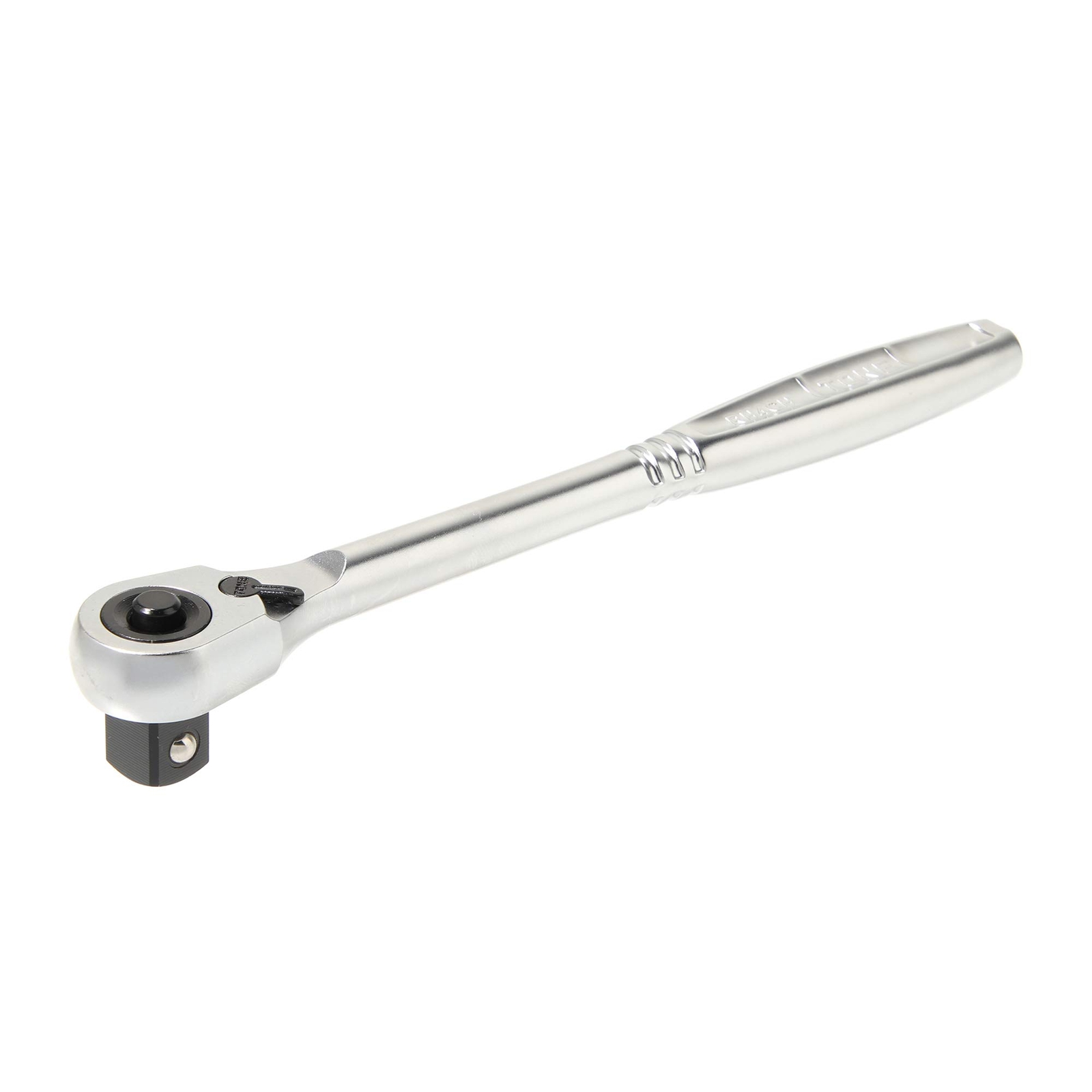 TONE RH4CH 1/2″ Drive Compact Ratchet 72 Teeth Silver Black Lightweight Metal