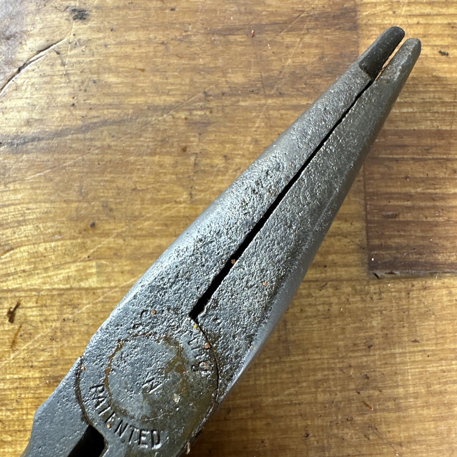 Vintage UTICA 6-1/2” Inch Needle Nose Pliers No. 296 USA
