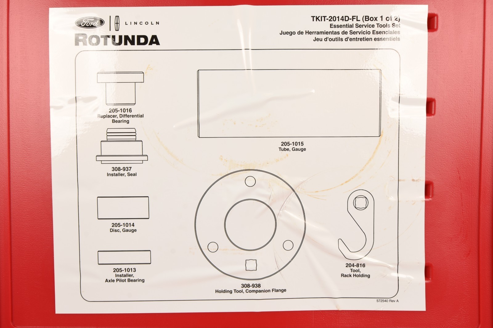 Ford Rotunda TKIT-2014D-FL (Box’s 1 & 2) Complete Set Repair Kit