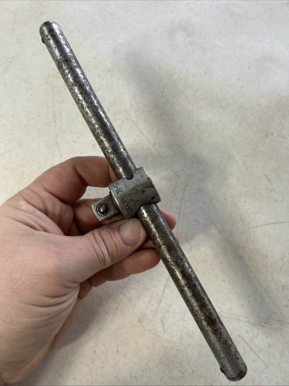 Vintage S-K 40152 Sliding T Handle Breaker Bar 1/2″ Drive 10″ – USA