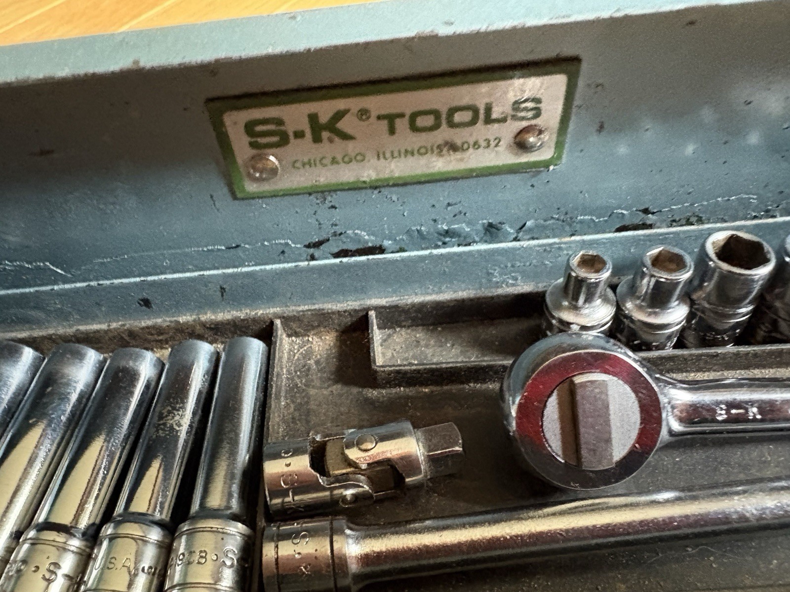 17pc S-K TOOLS Set 1/4″ Drive Socket Set Mechanic Tools USA