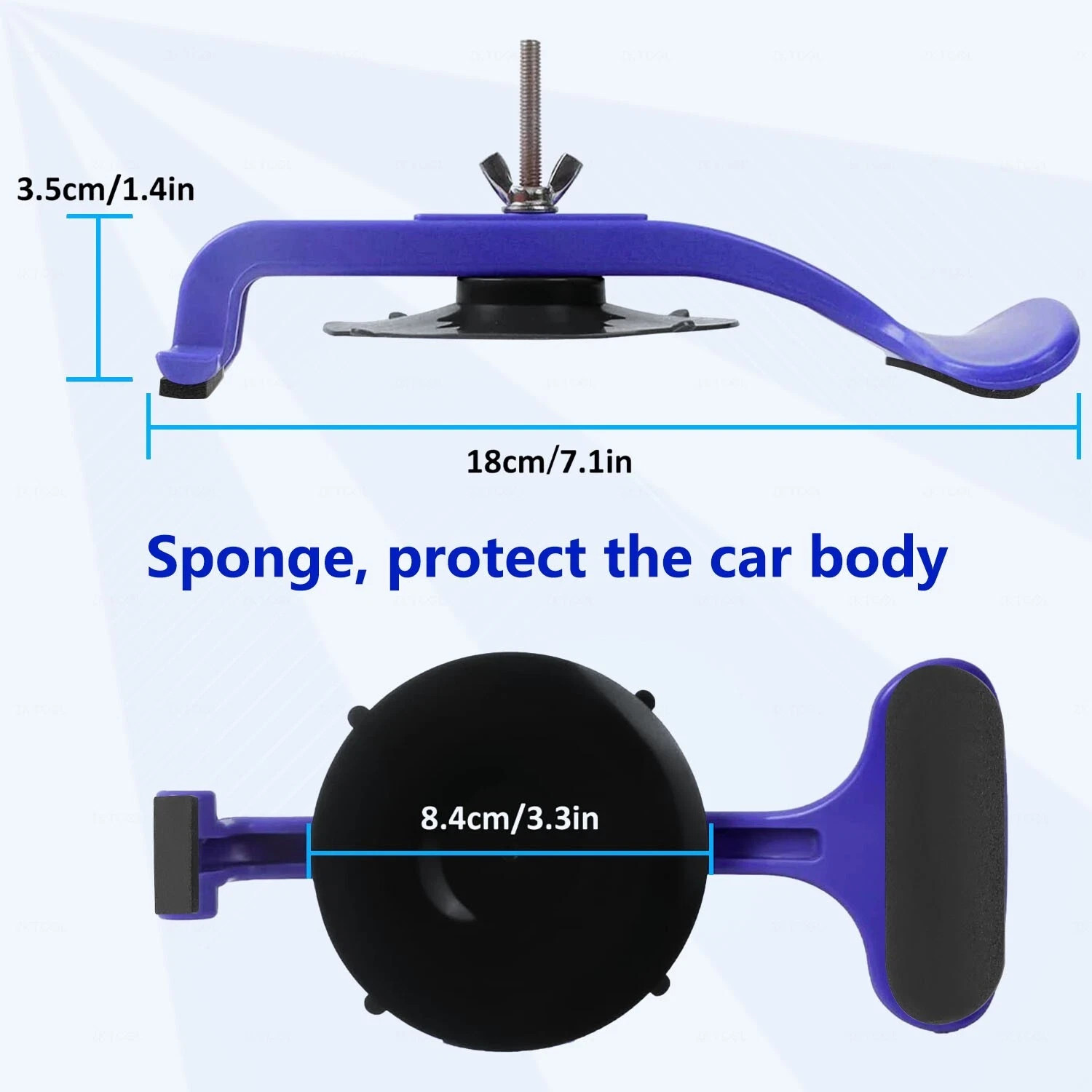 6PCS Suction Cup Clamps kit for Convertible Glass Windshield Repair Gluing