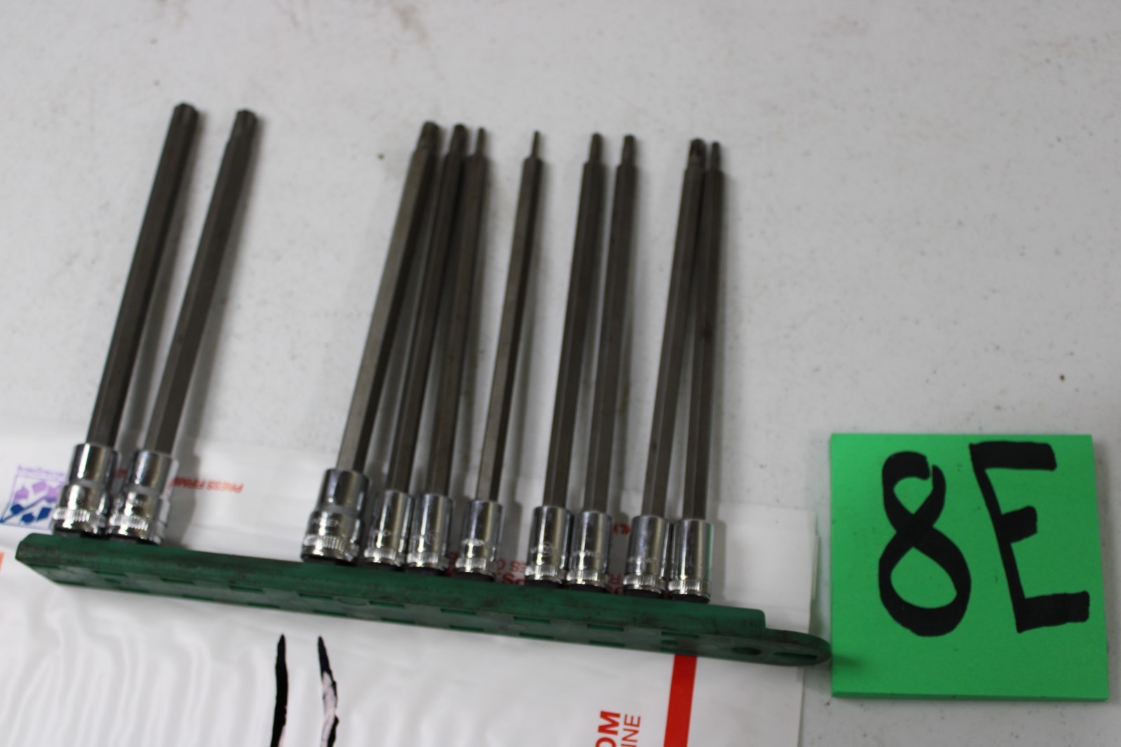 Gearwrench 10 Piece 1/4″ 3/8″ Drive Long Shank Torx Bit Socket Set T8 – T50