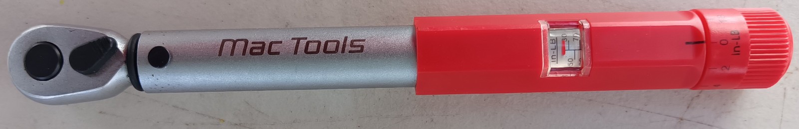 MAC TOOLS TPMS Service Tool Set TPMS-KIT Micro Adjustable Torque Wrench – used
