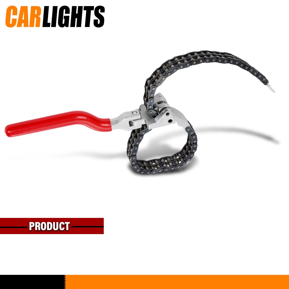 Fittings 60-160mm Heavy-Duty Ratcheting Chain Wrench Oil Filter Change Pipe