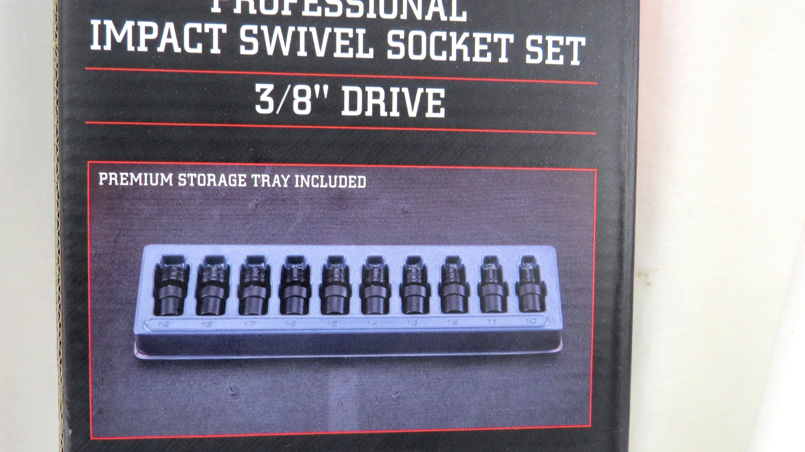 Icon I2UM-10 10 Piece Professional Impact Swivel Socket Set Metric 10-19mm 59747