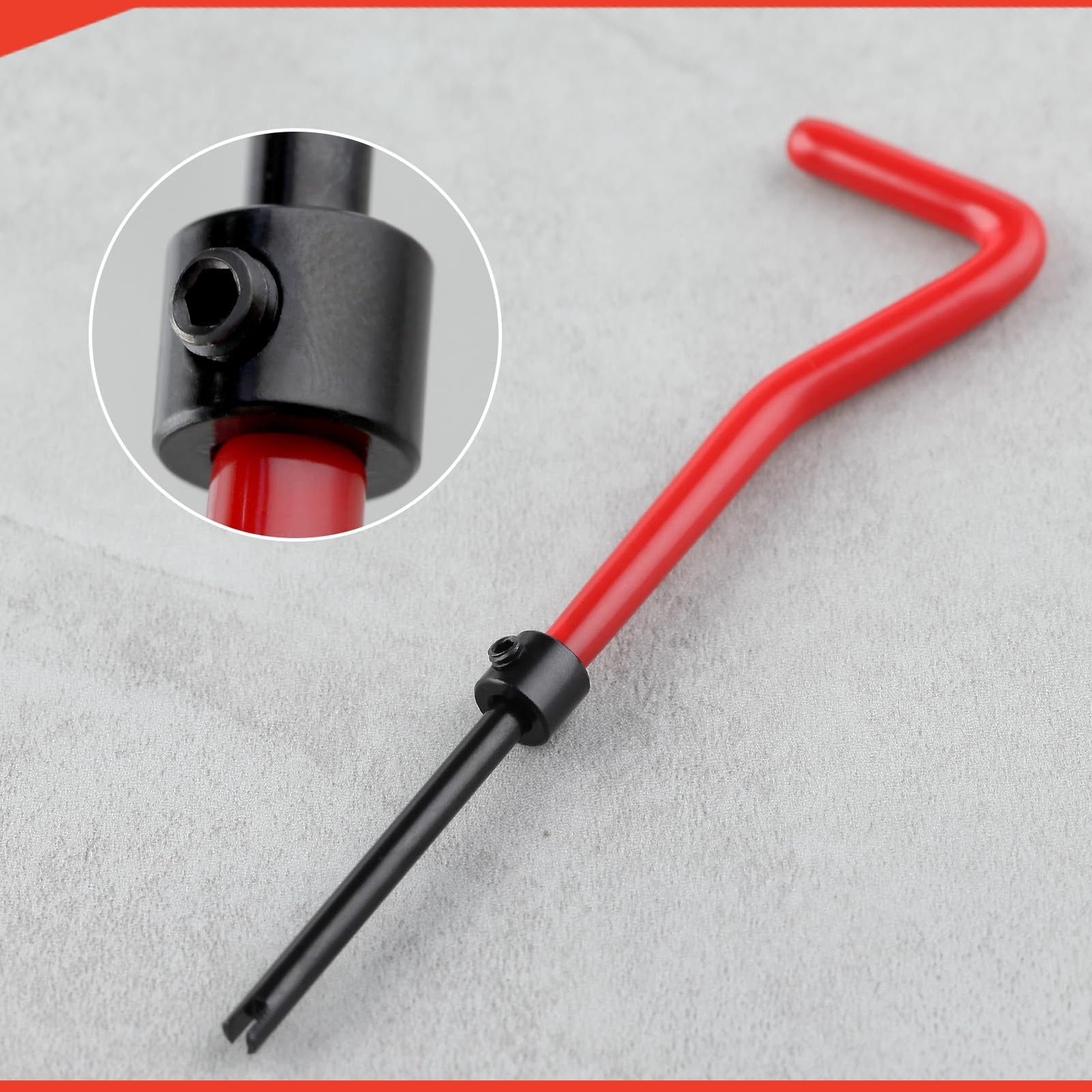 LEONTOOL 30 Piece M6 x 1.0mm Thread Repair Kit, HSS Drill Helicoil Thread Rep…