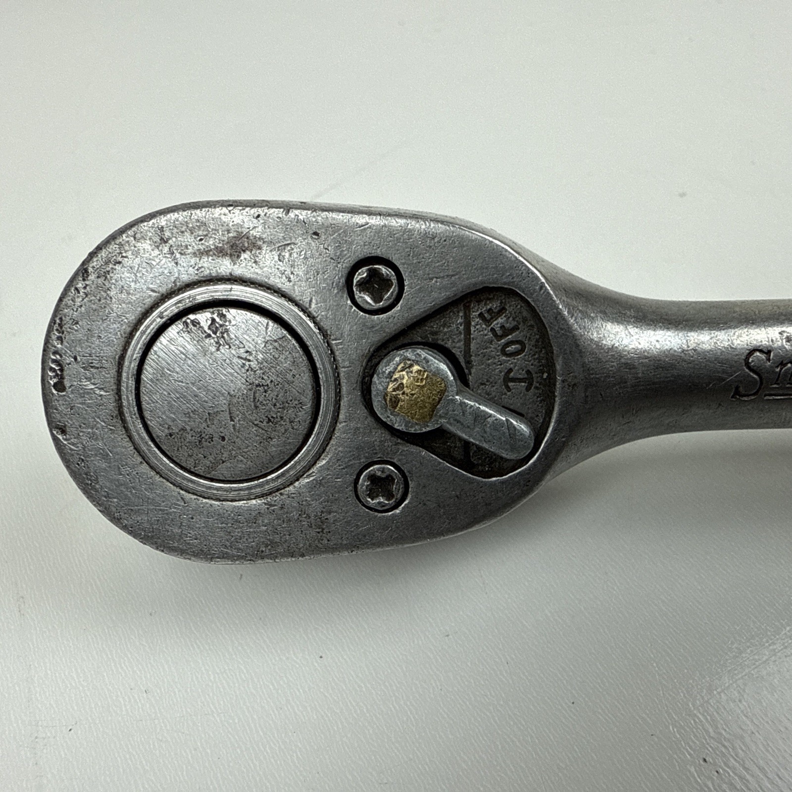 Snap On Vintage Standard 6-7/8″ Long 3/8″ Drive Ratchet USA F-70-M 3” & 6” Ext.