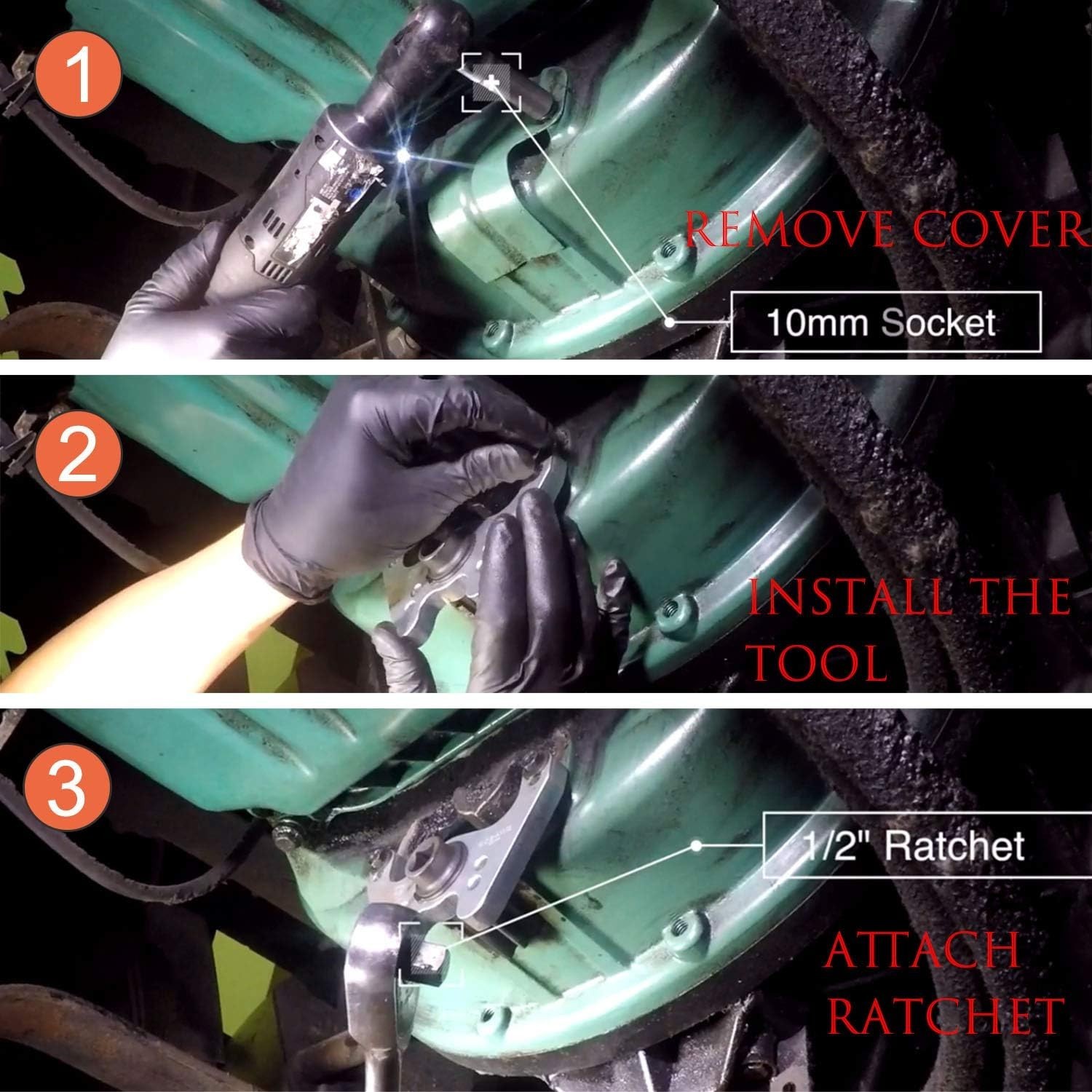 Engine Barring Flywheel Turning Tool Kit for Volvo Mack 1998-2018 D11 D12
