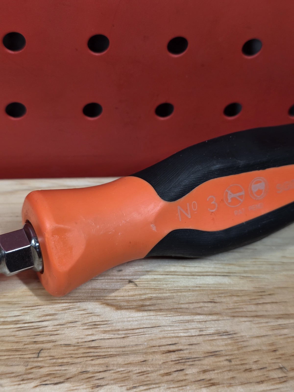 Snap-on Tools SGDP63IRB ORANGE #3 Phillips 6″ Blade Soft Grip Screwdriver