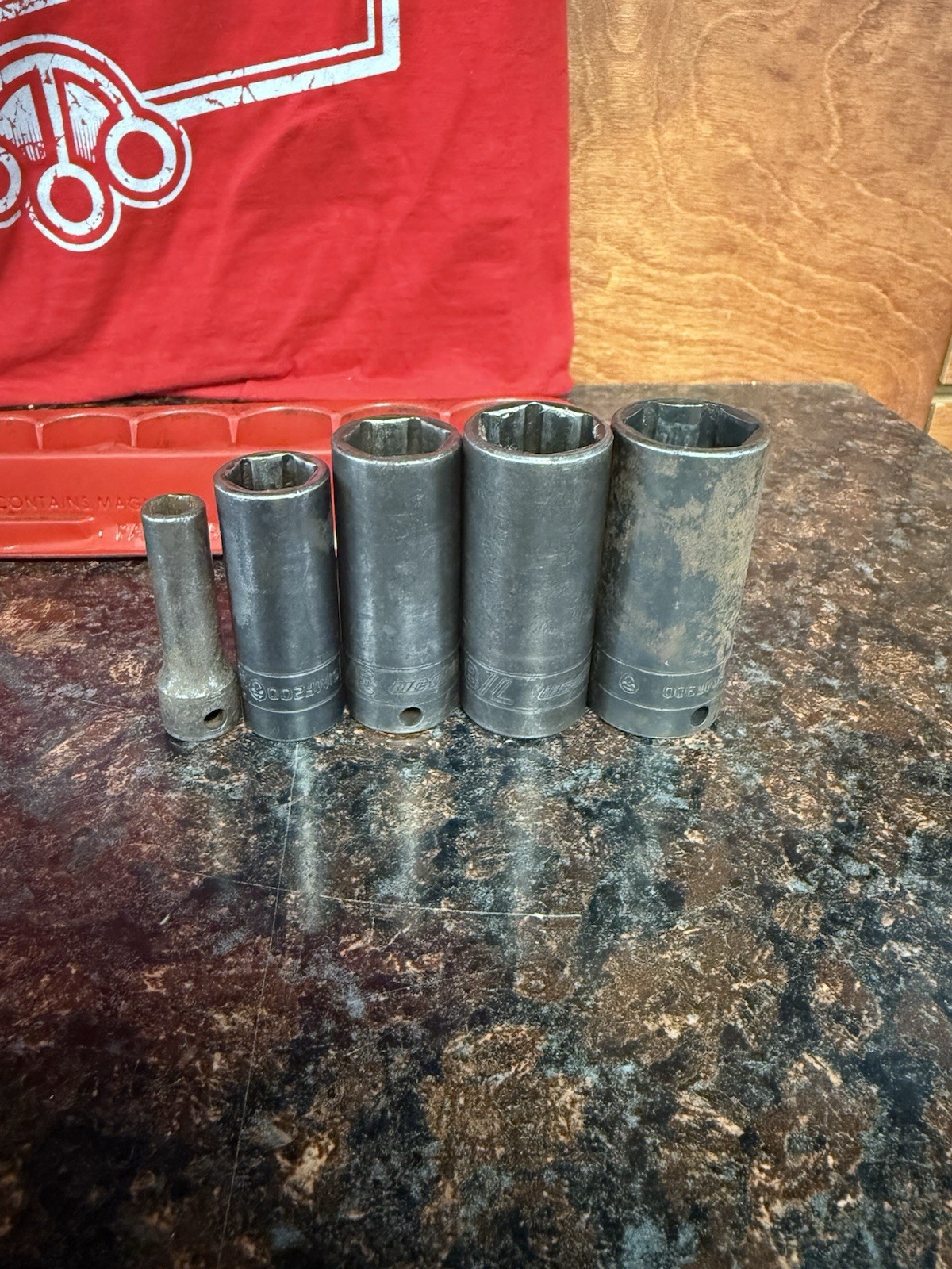 Snap-On IMPACT Socket Set 3/8 Drive SAE AND METRIC (LOOK) PAKTY225 SIMF(M)