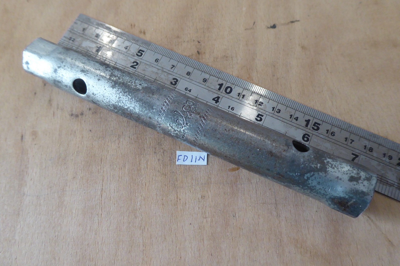 MELCO TBS 36 Box spanner 5/16 X 3/8″ Whitworth 7″ long made in England