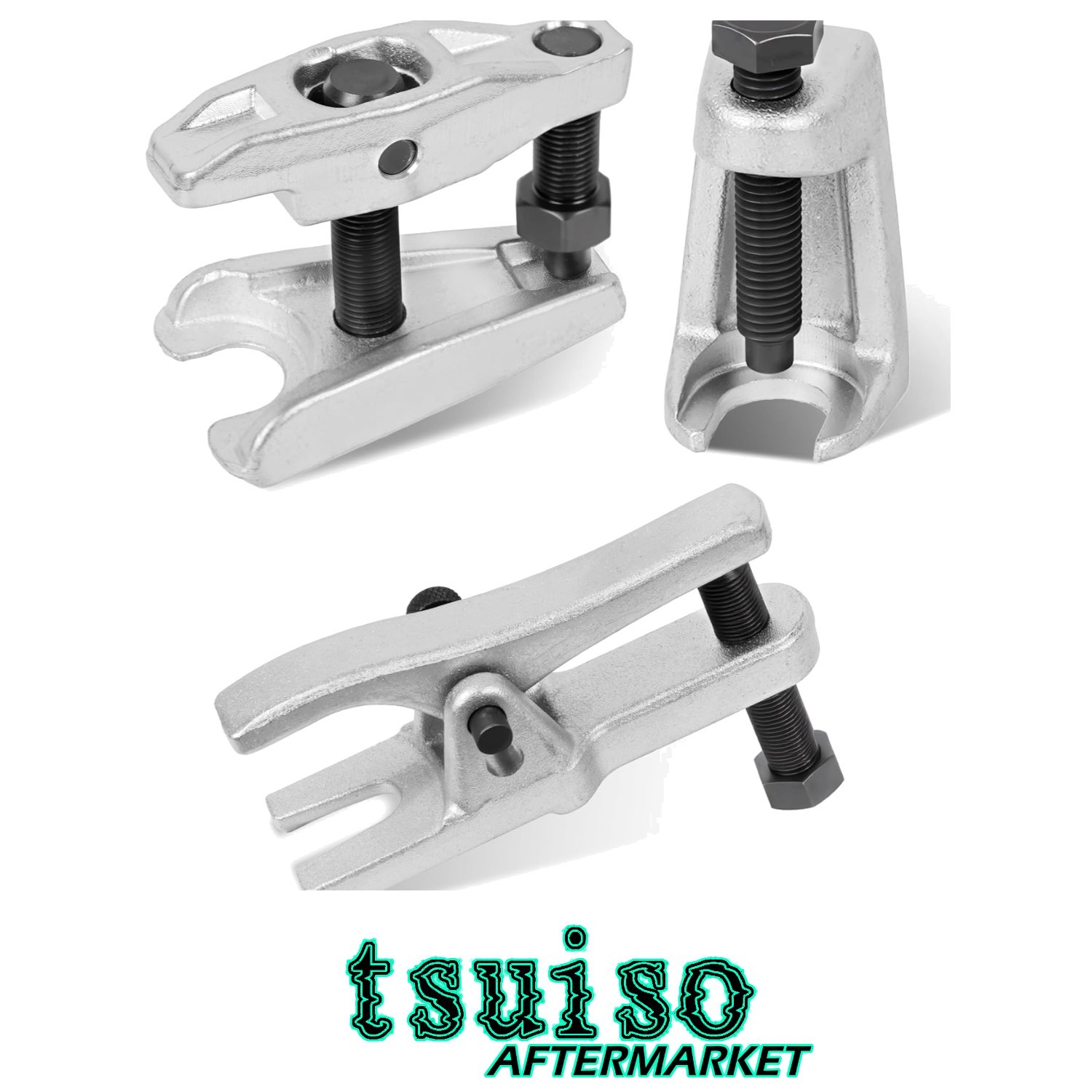 Versatile 3Pc Ball Joint Separator Kit with Anti-Rust Finish for Professionals