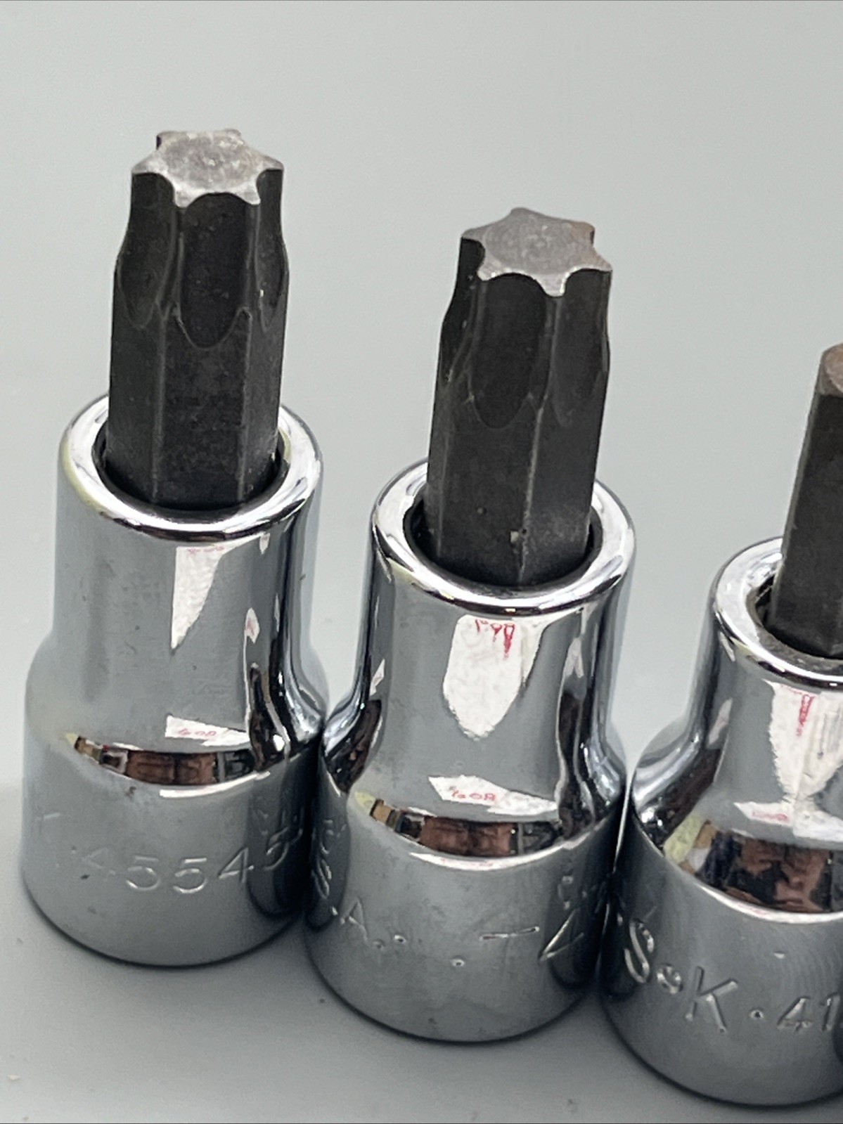 SK Tools 3/8″ Dr. mixed lot 45545 , 41210 , 41208 3/16″ , 45482 #2 , 45483 #3
