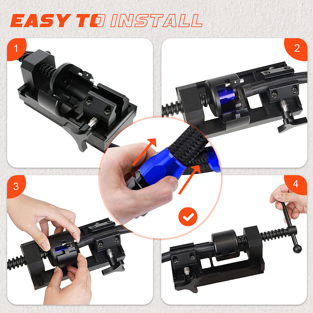 Fuel Braided Hose Installation Tool 6AN 8AN 10AN 12AN Repair Tool Kit