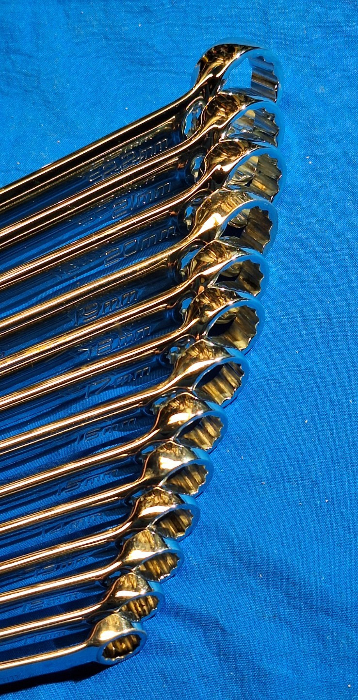 Snap-On OEXM713A 13 piece Metric combination wrench set 22mm-10mm