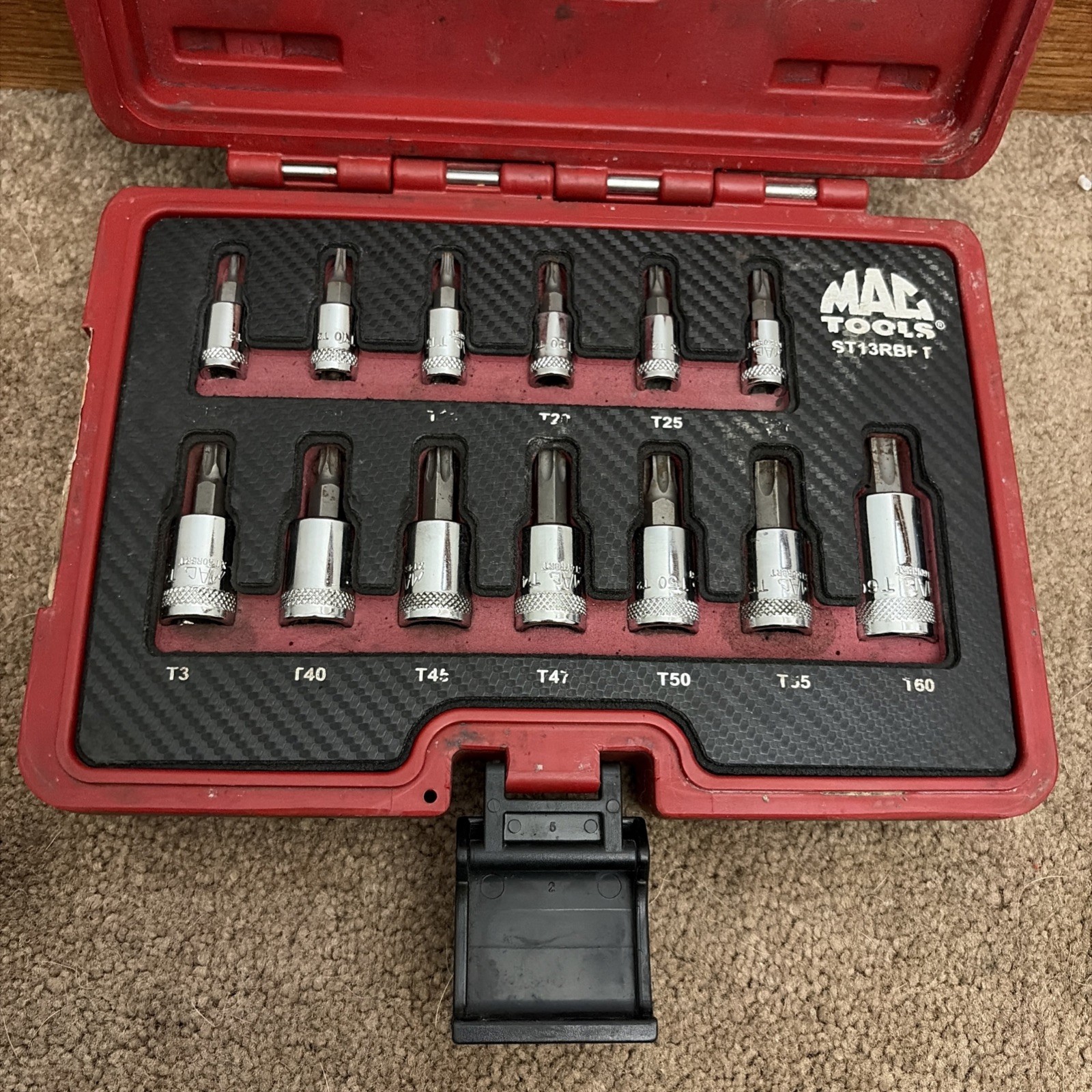 MAC TOOLS ST13RBRT 13 Peace ADVANCED TORX SOCKET SET. 1/4, 3/8 AND 1/2 DRIVE