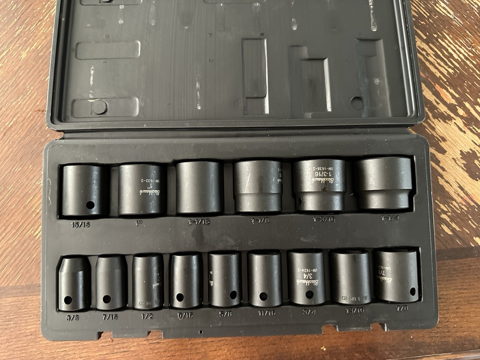Blackhawk Proto 1/2” Drive Impact Socket Set UW-1615S
