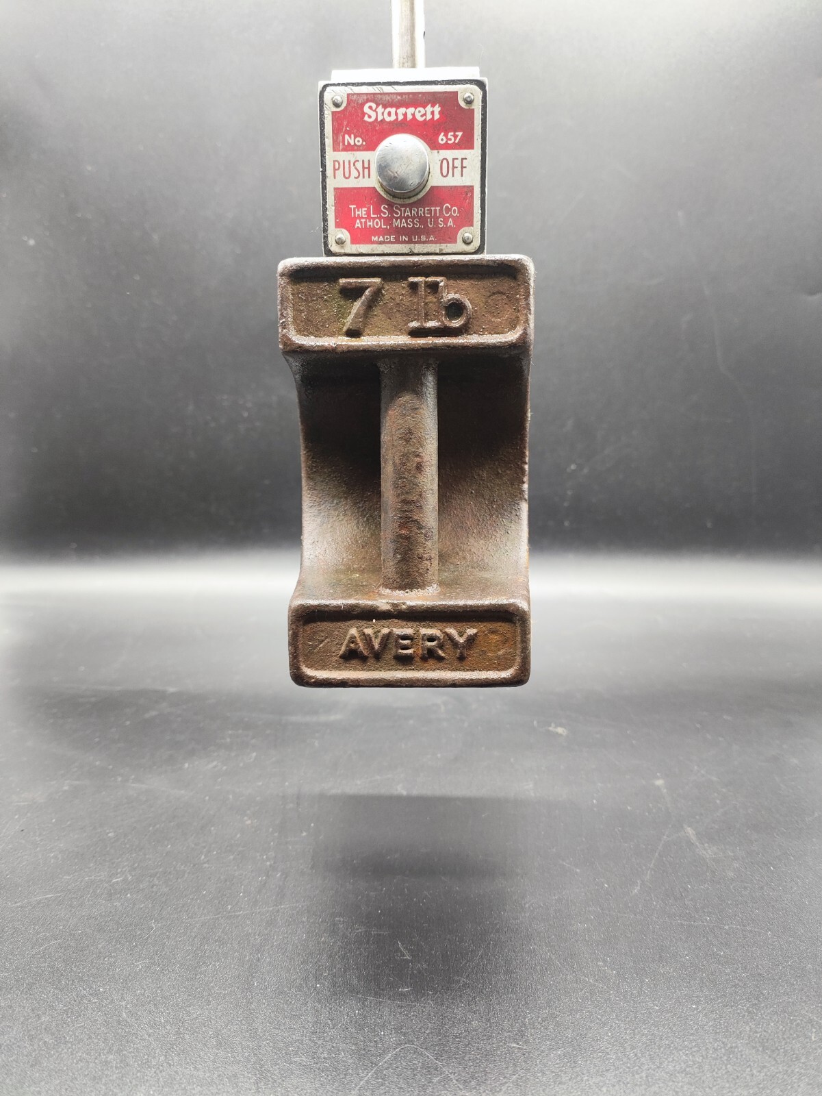Starrett 657 Magnetic Clock Stand Metalworking