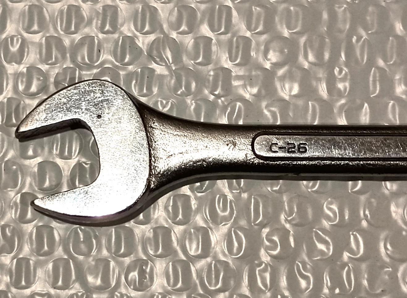 SK TOOLS «LECTROLITE» C-26, 13/16″ COMBINATION WRENCH, 10.25″ LONG, 12 POINT.