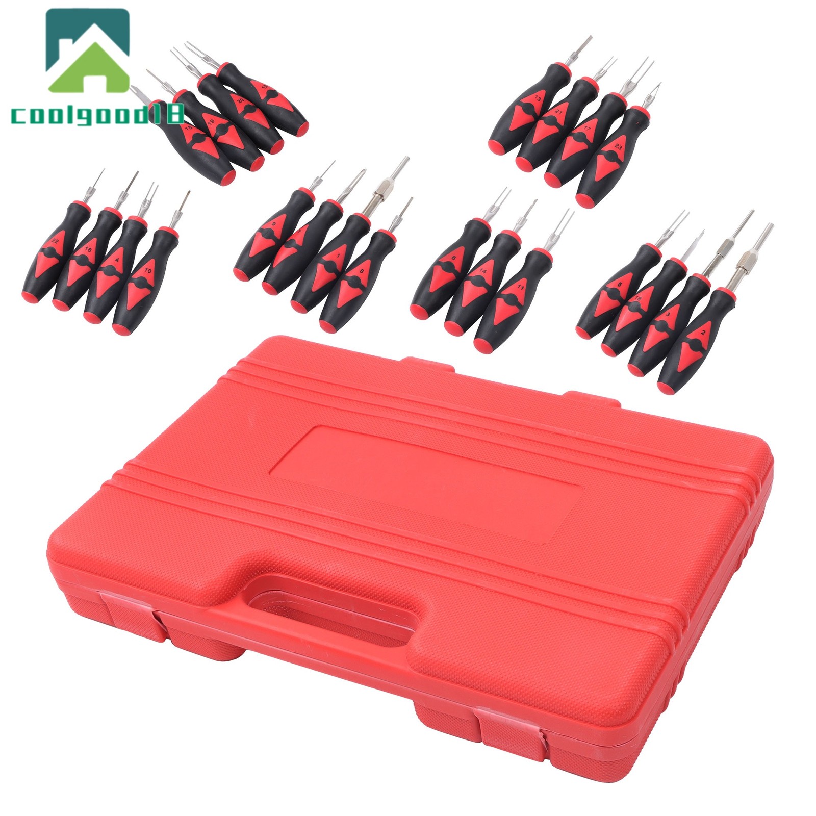 Universal Wire Terminal Electrical Connector Crimp Pin Removal Release Tool Kit