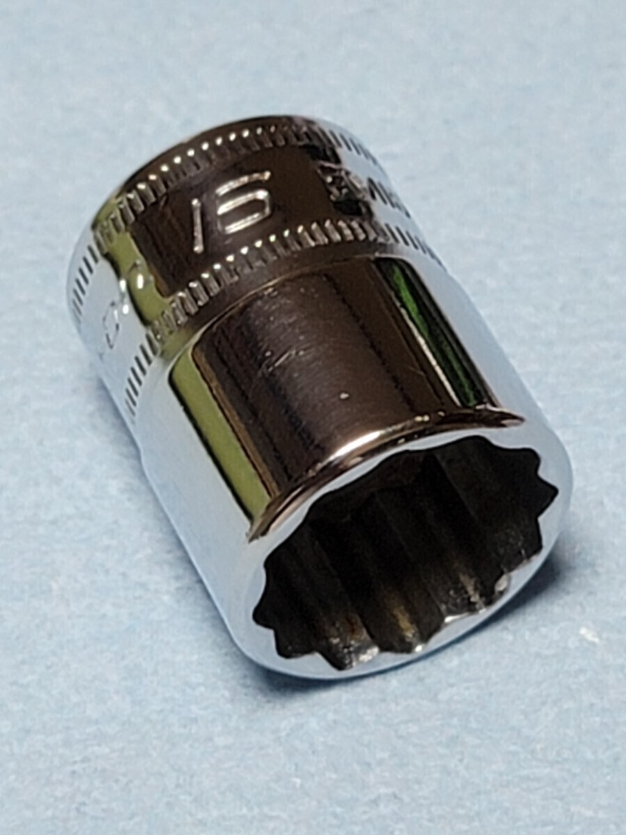 Snap-on FM16 3/8″ Drive 12-Point Metric 16 mm Shallow Socket 28.6mm Length