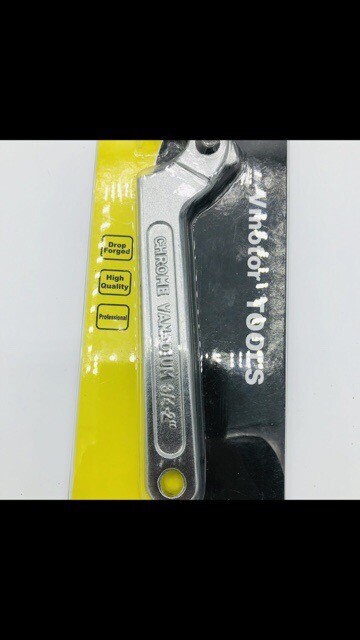 Adjustable Hook Wrench 19–51mm C Round Spanner Tool Slotted Retaining Universal