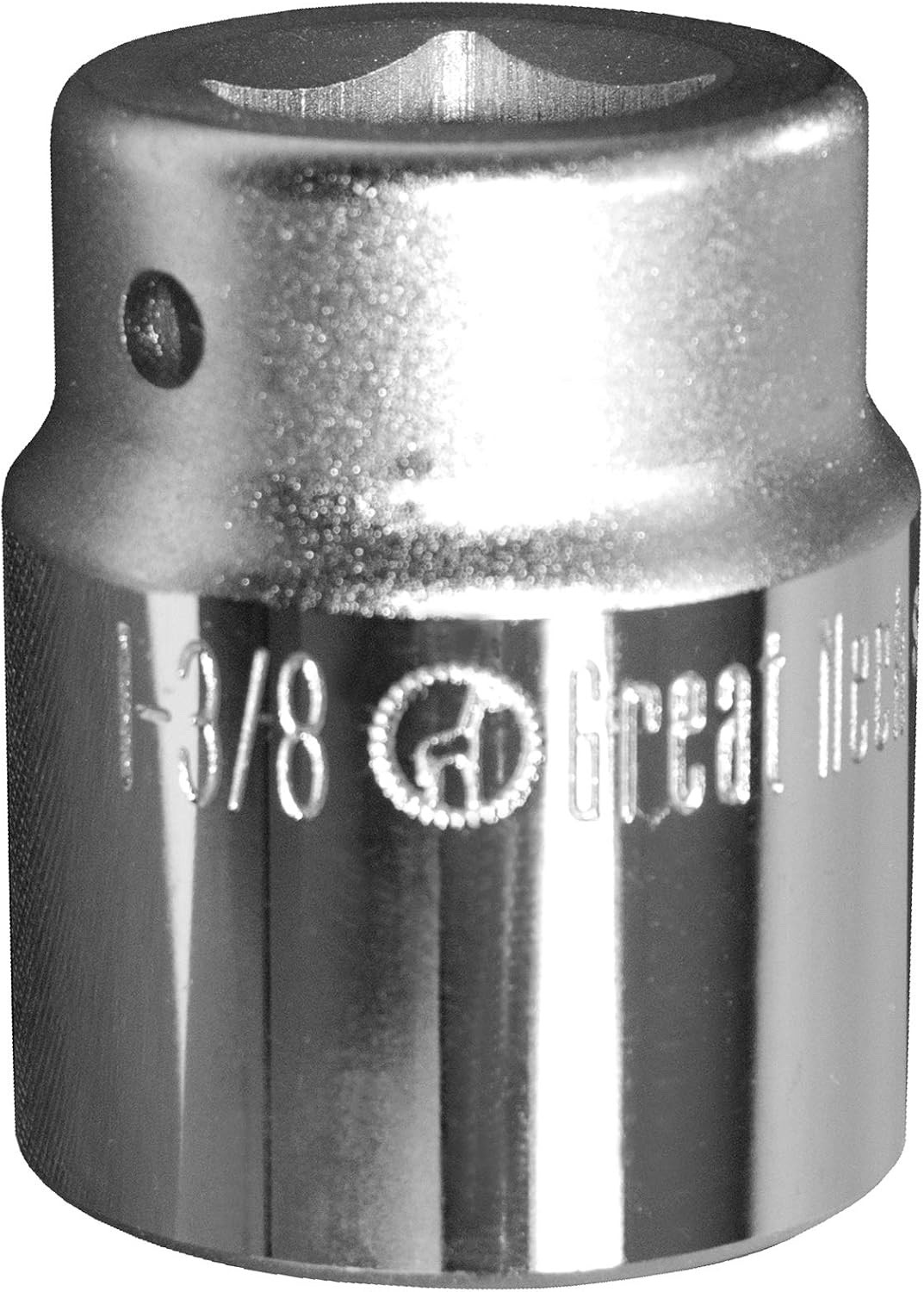 GreatNeck 3/4 Drive 12 Point Socket – 1 3/8 Inch Chrome Vanadium Steel