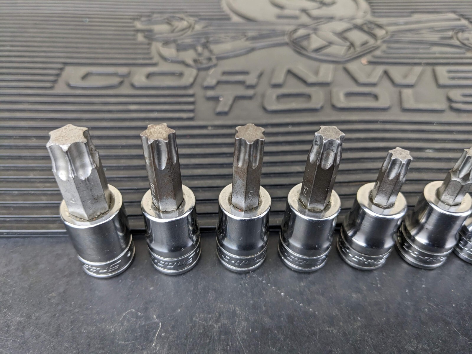 #be327 Snap-on Tools 12 Pc Combo Drive TORX Bit Socket Set 212EFTXY