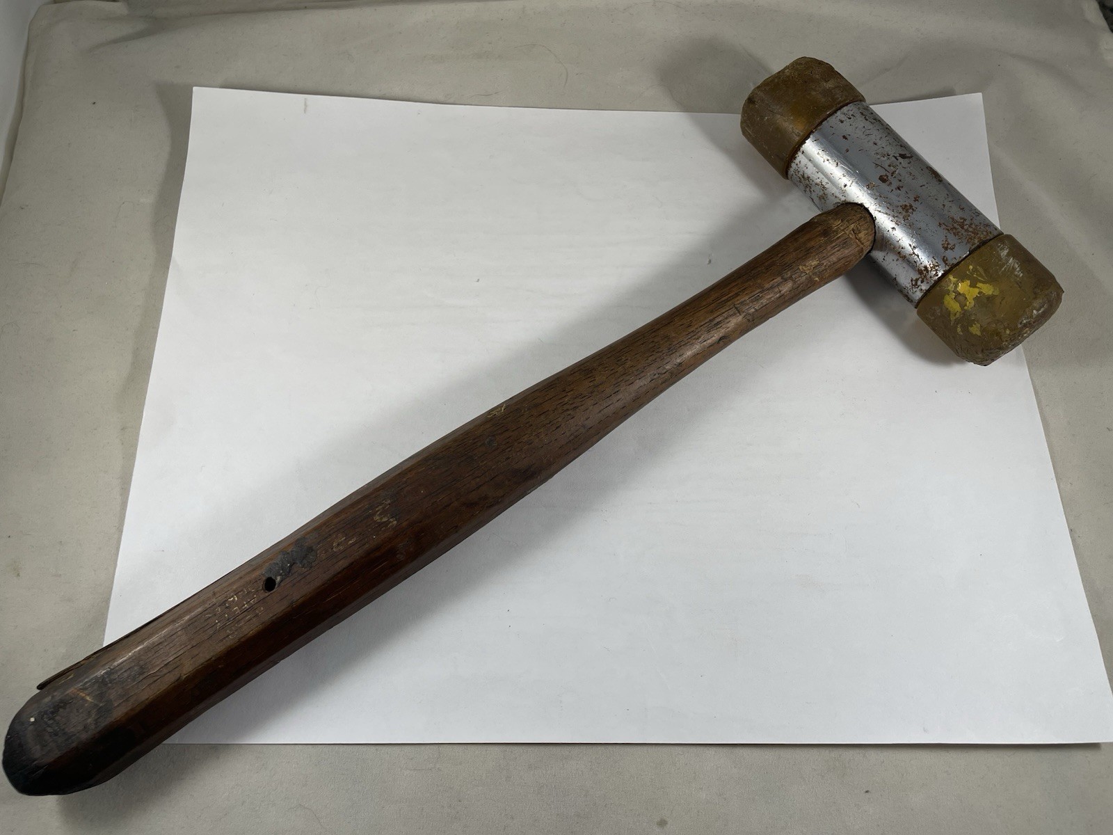 Snap-On Tools USA BH92A Plastic Tipped Non-Marring Hammer Mallet – Wood Handle