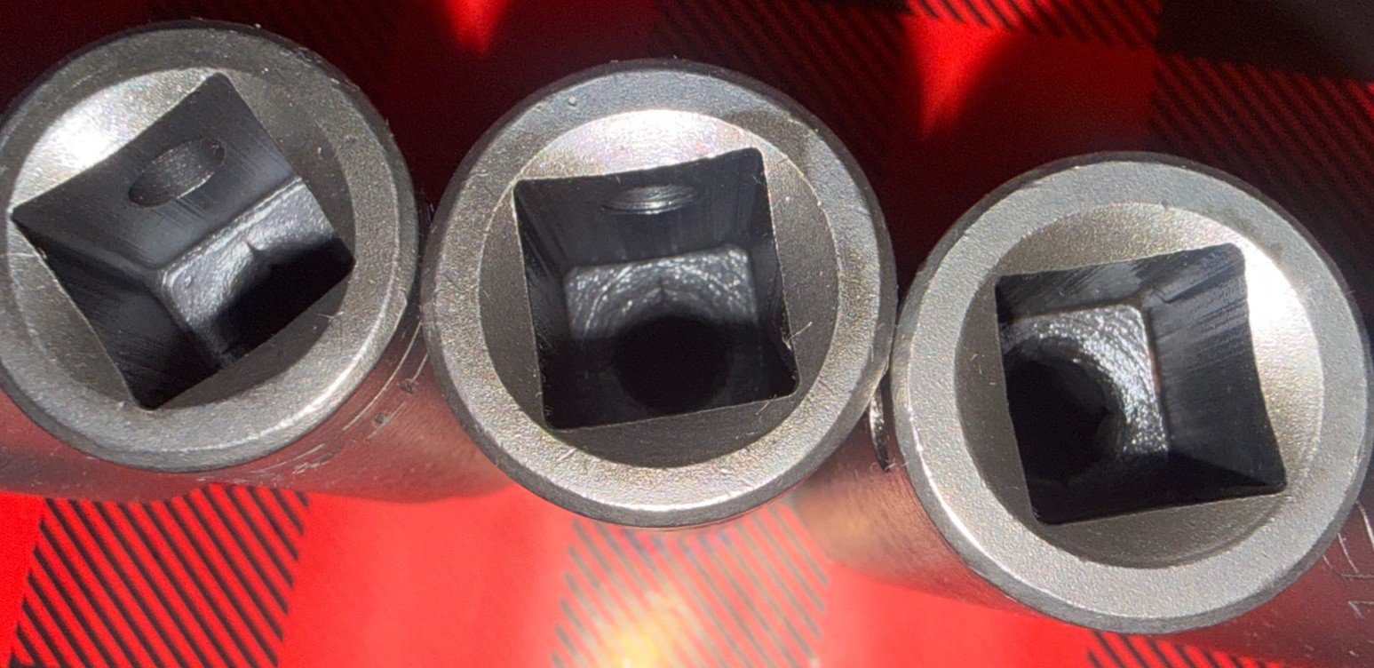 NOS WRIGHT TOOL 13pc SAE IMPACT SOCKET SET 1/2” Dr 6pt DEEP 3/8” – 1-1/8” USA