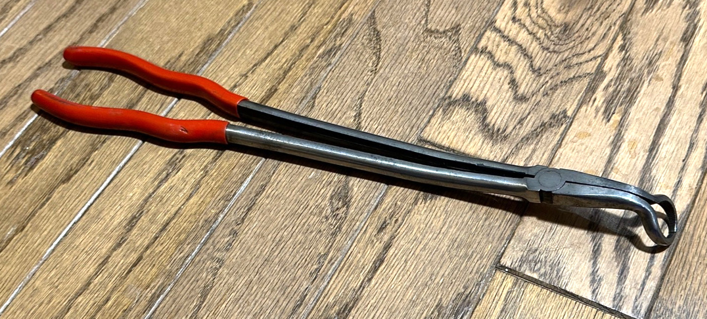 🇺🇸 MAC Tool 16 XL Long Reach Gripping Pliers Hose Tubing Serrated Large Python