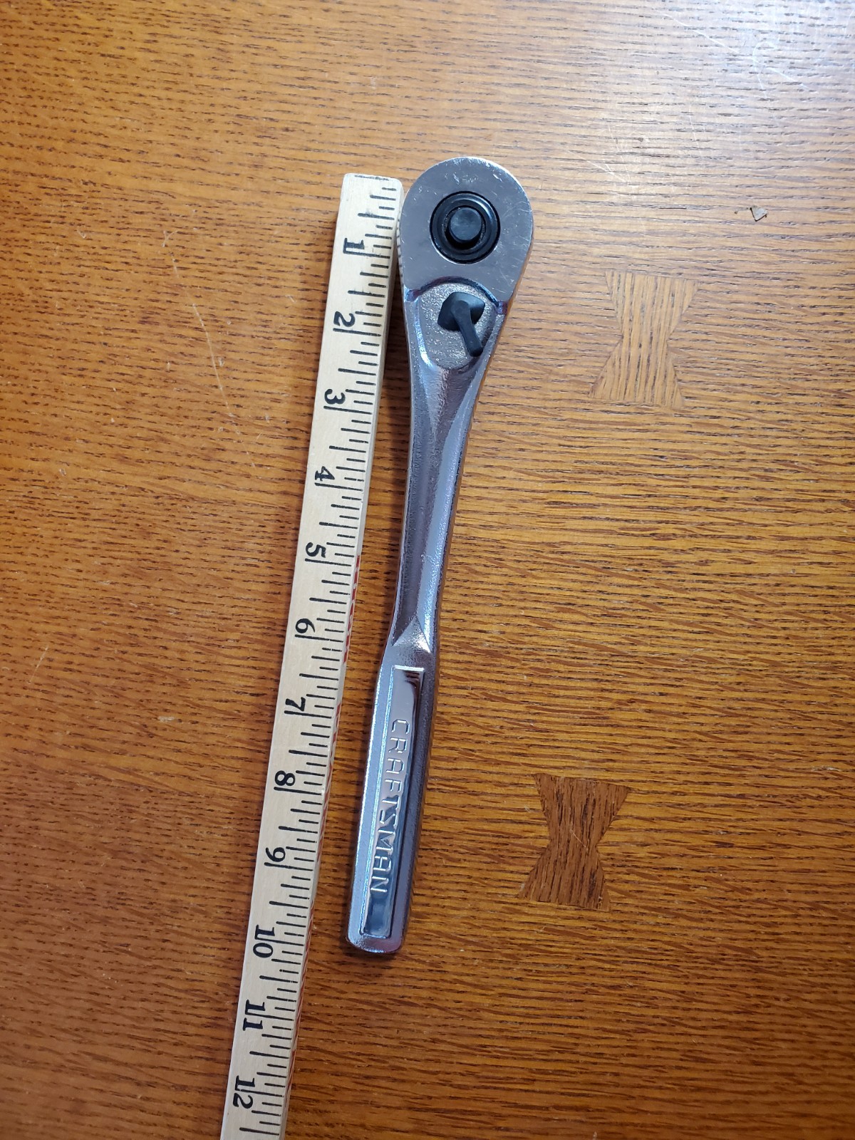 Craftsman VT- 44809 1/2» Drive 10″ Long Chrome Quick Release Ratchet USA