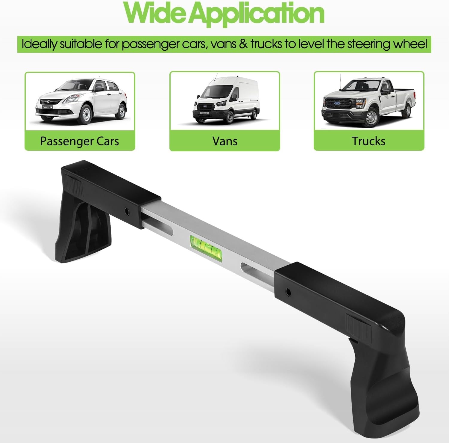 Steering Wheel Level Alignment Tool 270mm-340mm for Passenger Cars Vans