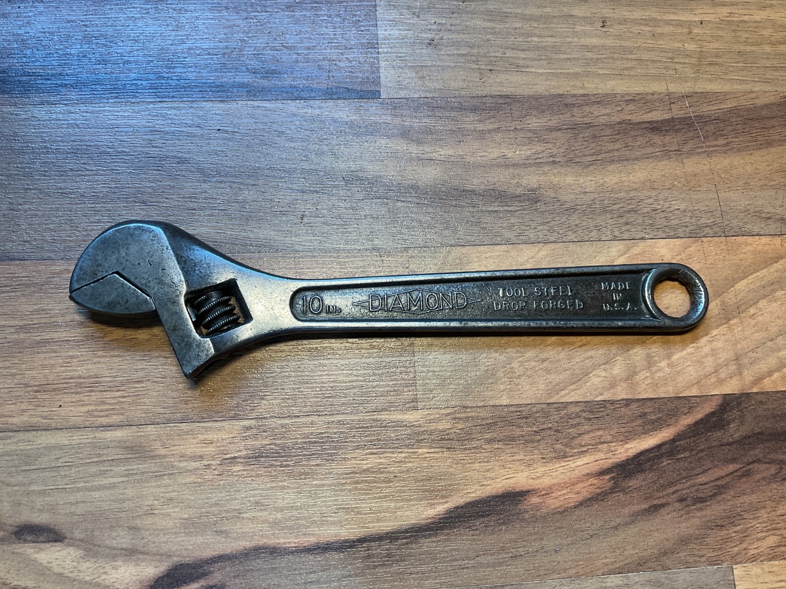 Vintage DIAMOND CALK HORSESHOE CO DULUTH, MINN 10″ Adjustable Wrench Vintage USA