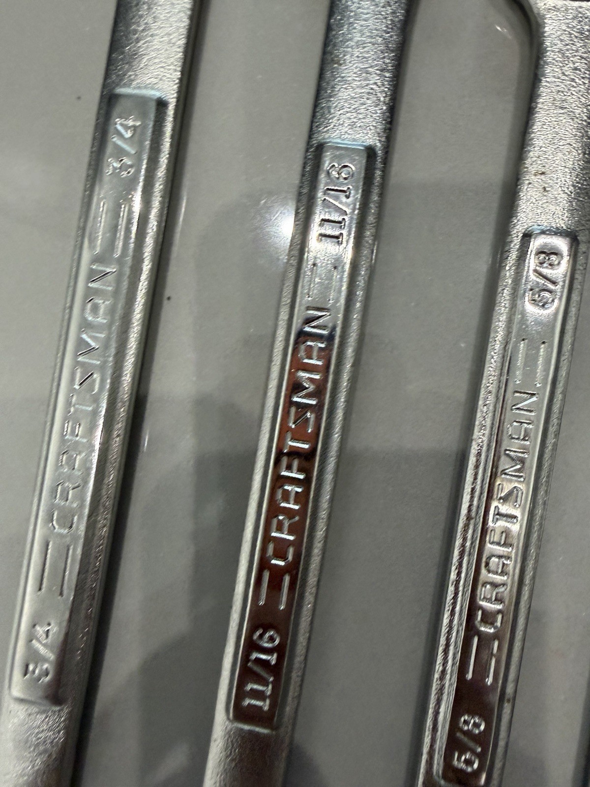 Craftsman Quick Speed Combination Wrench Set 8 Pc 12 Point 5/16″-3/4″ -VA- USA